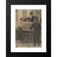 thumbnail image 2 of Herman Heijenbrock 13x18 Black Modern Framed Museum Art Print Titled - Judiciary (1881 - 1900), 2 of 5