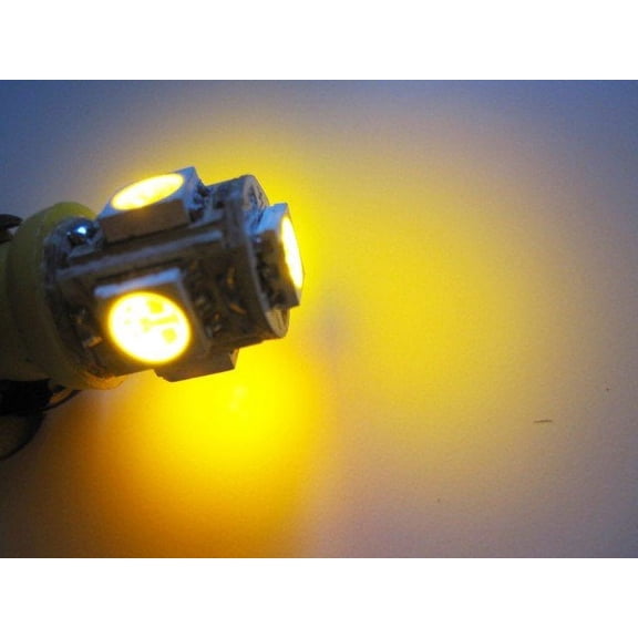 2 x BL300w Yellow LED Replacement Parking Accent T10 194 168 2821 2825 W5W Map Dome Light Bulbs