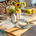 thumbnail image 4 of Nautical Boat Round 13 Inch Placemats Set of 2, Coastal Sailing Ship Ocean Painted Sea HeatResistant Non Slip Place Mats for Dining Table, Wipeable Braided Kitchen Table Mats for Housewarming, 4 of 9