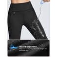 thumbnail image 5 of BALEAF Women's Thick Fleece Lined Warm Leggings Thermal Winter Pants Water Resistant Hiking High Waisted Black XL, 5 of 7