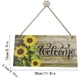 thumbnail image 3 of Inteprter Cartel de bienvenida de girasoles con estilo con elegante decoración de puerta de verano Decoración de lujo para el hogar hecha a Jardín y Patio, 3 of 6