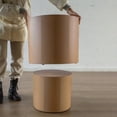 thumbnail image 2 of Nesting Round Coffee Table Set of 2 - Modern Natural Wood Accent Tables, 2 of 8