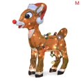 thumbnail image 1 of EASTIN Christmas Decorations Outside Light-Up Animals Dog Deer Santa ClausOutside, 1 of 6