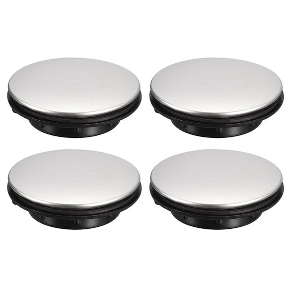 Faucet Hole Cover Brushed Stainless Steel 4 Packs (1.1 to 1.4 Inch in Diameter)