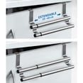thumbnail image 3 of Kitchen Towel Holder Over Cabinet Towel Bar Rack, Expandable Double Over The Door Towel Rack for Universal Fit on Inside or Outside of Cupboard Doors , Stainless Steel, 3 of 6