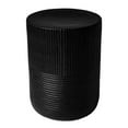 thumbnail image 3 of Seasonal Living Provenance Signature Ceramic 14" Textured End Table in Black, 3 of 6
