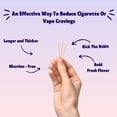 thumbnail image 2 of QuitPix to Help Quit Smoking Extra Thick Boosting Flavored Toothpicks - Oral Fixation - Nicotine Free Toothpicks - Kosher Flavors Variety Pack 40 Count (Pack of 3), 2 of 6