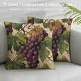 thumbnail image 3 of Nawypu  Rustic Pillow Cover Grape Floral Retro Pillowcases Wine and Grape Vintage Art Throw Pillows Decoration for Sofa Couch Cushion Case Outdoor Home Decoration Farmhouse Home Decor, 3 of 5