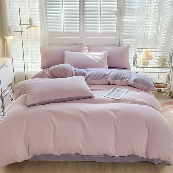 EIGTHTAIL Queen Comforter Set - 4 Pieces Comforters Queen Size White  Pintuck Bed in A Bag Pinch Pleat Complete Bedding Sets with Comforter  Flat Sheet and Pillowcases*2