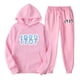 thumbnail image 3 of Sudadera con capucha y pantalones deportivos para hombre y mujer, con estampado de álbum Midnight Swift, de Taylor The Eras Tour, conjunto de 2 piezas, 3 of 4