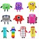 thumbnail image 2 of Bloques de construcción digitales para muñecas de Numberblocks, juguetes de peluche para niños, muñecas educativas para la primera infancia, 2 of 2