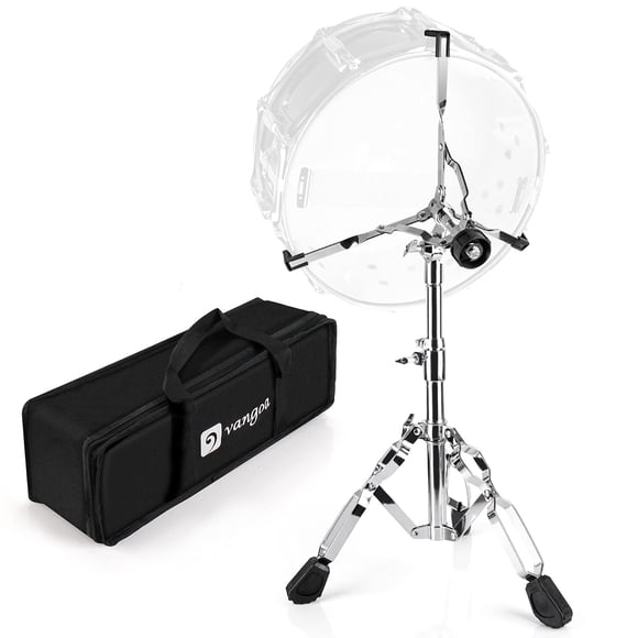 Snare Drum Stand, Lightweight Snare Stand, Double Braced Legs, 2.0 cm Tube with Oxford Cloth Carrying Bag