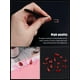 thumbnail image 4 of Kit de diamantes de imitación para decoración de uñas EBANKU Red Crystal, 3100 piezas con herramientas, 4 of 6