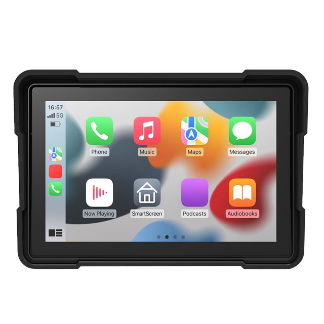 5 pulgadas Moto navegación IP67 impermeable inalámbrico Carplay Android Auto WiFi BT 5,0