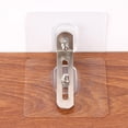 thumbnail image 5 of Naturegr 6 Set Wall Anchors Adhesive No Drill Metal Easy Installation Anti-Tipping Anchors Household Supplies, 5 of 8