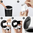 thumbnail image 4 of Hmsavn Car Trash Can With Cover Portable Storage Bin Storage Container For Car Trash Can, Garbage Can, Multipurpose Trash Bin for Car, For Car, Office Home, 4 of 9