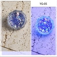 thumbnail image 4 of Bubble Nail Glitter Set - Chameleon Nail Flakes, Iridescent Holographic Round Sequins for 3D Nail Art - Multi-Size Color-Shifting Chameleon Dots & Flakes for Gel Polish, 4 of 6