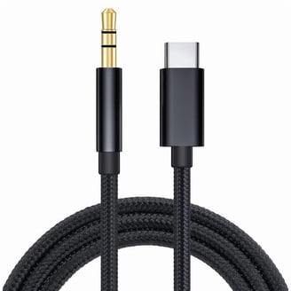 aux cord for cigarette lighter walmart Type C Audio Auxiliary Cable USB Type-C Male to 3.5mm Jack Male Car AUX  Audio Adapter