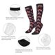 thumbnail image 3 of Fotbe Leopard Print Calcetas Divertidas Estampadas para Hombre y Mujer, Calcetas de Algodón hasta la Rodilla para Caminar, Correr, Enfermería y Embarazo, 3 of 6