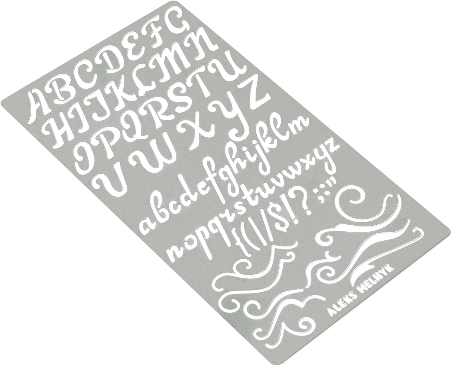No.34 Metal Stencils, Pyrography, Wood Burning kit 3 PCS Templates, Letters Stencils for Engraving Wood and Patterns, Alphabet and Number, Lettering, Letting, Bullet Journaling