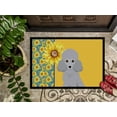 thumbnail image 3 of Summer Sunflowers Toy Silver Poodle Indoor or Outdoor Mat 18x27 27 in x 18 in, 3 of 5