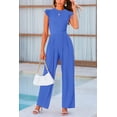 thumbnail image 3 of Mono Enterizo PRETTYGARDEN de Punto Canalé Azul XL, 3 of 6