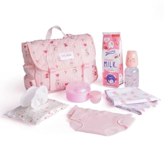Baby Alive: Travel N' Feed Set - 7pcs - Green, Pink, Hearts