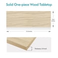 thumbnail image 4 of Kaboon 55x20 inch Universal Table Top, Oak, 4 of 7