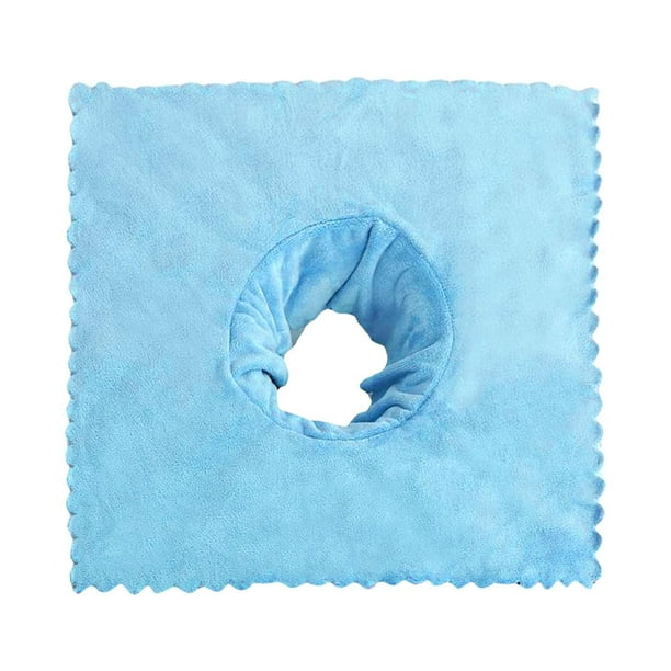 Qarigey Massage Table Sheet Covers with Face 40x40cm Hole Breath for Massage Bed masajeadores Azul