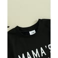 thumbnail image 4 of Mevireiy Mamas Boy T Shirt Tops Checkerboard Elastic Waist Shorts Mothers Day Outfits, Black, 0-6 Months, 4 of 7