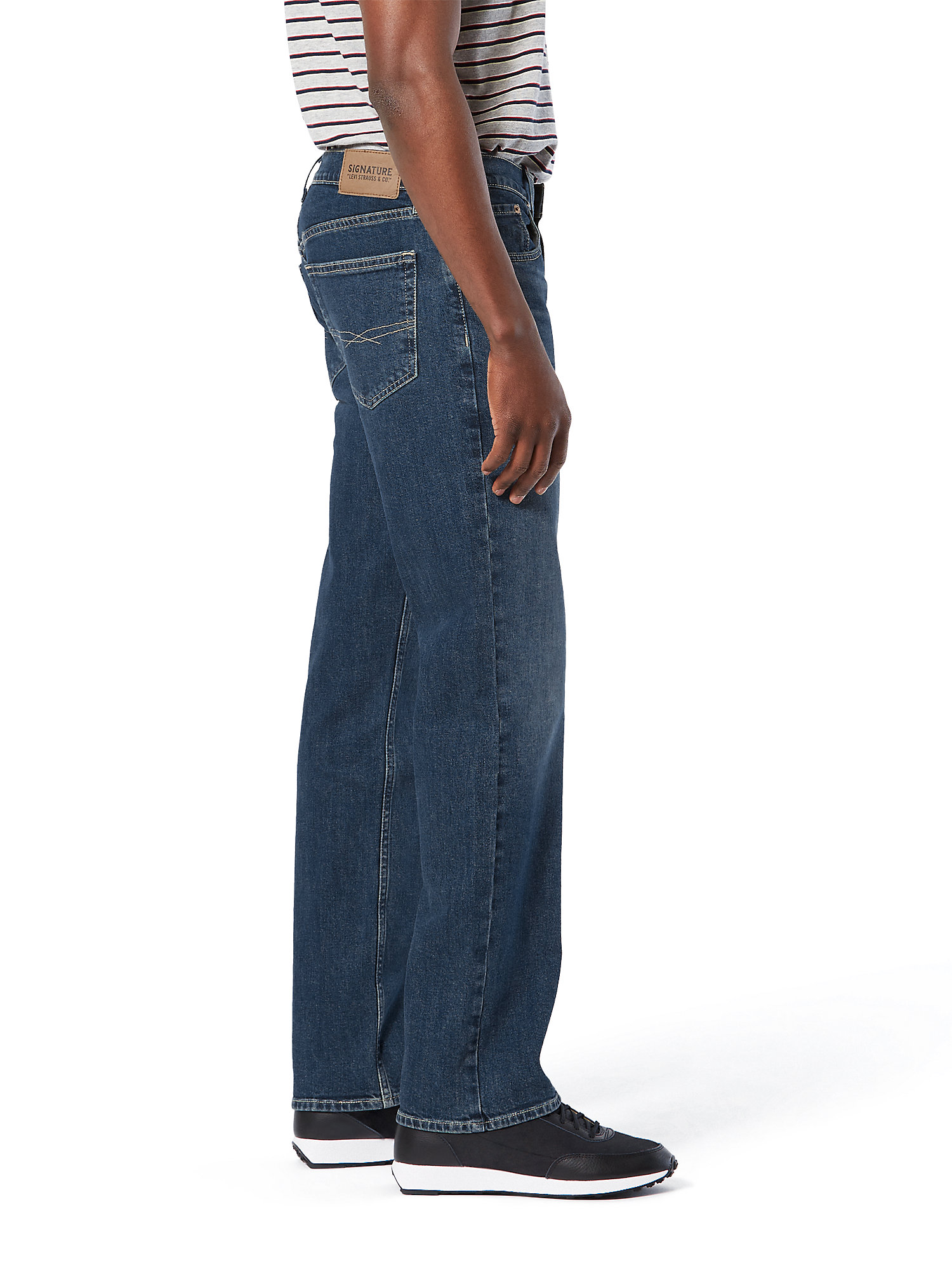 Signature by Levi Strauss & Co. Men's and Big and Tall Relaxed Fit Jeans - image 4 of 6