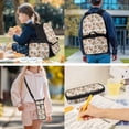 thumbnail image 7 of Pzuqiu Cherry Blossom Capybara Kawaii Backpack School Backpack for Boys Kids 4 piece Backpacks with Lunch Box Pencil Bag Water Bottle Holder Bookbag for Boys 10-12 Middle School, 7 of 7