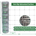 thumbnail image 3 of Farm Fence 4ft x 164ft 13Gauge Heavy Zinc Coating Cattle Fence, Galvanized Field Wire Fencing Deer Fence, Goat Fence, Hog Wire Fencing for Yard Livestock & Animals Protection (4ft x 164ft 13Gauge), 3 of 10