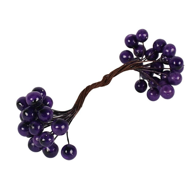 serony Plastic Flower Heads Handmade DIY artificial Simulation Bouquet Stamen for Wedding Gift Decoration 10Pcs Type 18