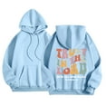 thumbnail image 7 of Women's Hoodies & Sweatshirts Casual Oversized Letter Graphic Pullover Tops with Pockets Long Sleeve Drawstring Sweatshirt, 7 of 7