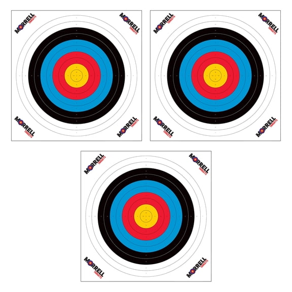 Morrell Targets 100 Pieces Thin Paper Archery Target and Card Stock, 3 Pack