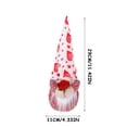 thumbnail image 3 of Gifts Under $5 Caoblia Valentine Gnomes Plush Doll with Light Valentines Day Decorations Scandinavian Tomte Valentines Gnomes Indoor Tabletop Holiay Party Decor Gifts, Valentines Day Decorations, 3 of 3