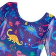 thumbnail image 3 of GYRATEDREAM Long Sleeve Gymnastics Leotards for Girls Dance Biketards One-Piece Colorful Dancewear Unitards for 3-4 Years, 3 of 9