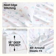 thumbnail image 6 of Joyfy Rainbow Twin Size Sheet Set for Kids – 3Pcs Soft Microfiber Bedding, Deep Pocket Fitted Sheet Fits Up to 16" Mattress, Wrinkle Free & Fade Resistant – Cozy Breathable Sheets for Boys Girls Teen, 6 of 8