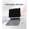 thumbnail image 5 of EIP Bluetooth Keyboard Case for iPad 10.2 inch (7th/8th/9th Gen) & iPad Air 10.5 inch (3rd Gen), 10.2 "Magnetic Detachable Cover with Trackpad, 7-Color Backlit Keys, Slim Protective Smart Case, 5 of 7