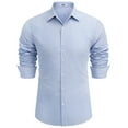 thumbnail image 2 of COOFANDY Men Wrinkle Free Dress Shirts Casual Button Down Shirt Long Sleeve Formal Shirt, 2 of 6