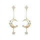 thumbnail image 5 of Pendientes de circonita con micro incrustaciones de estilo retro japonés y pendientes de borlas de luna dulce Pendientes de Lolita de circonita colorida para mujer, 5 of 5