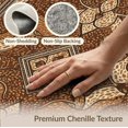 thumbnail image 6 of ODIKA 6'x9' Washable Area Rug Non-Slip, Easy Care, Spotted Border Salt Speckled Southwestern Motifs Abstract Inspired Refined for Family Room, Living Room, Master Bedroom, 6 of 7
