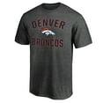 thumbnail image 2 of Men's Fanatics Heather Charcoal Denver Broncos Victory Arch T-Shirt, 2 of 3