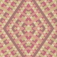 thumbnail image 1 of Ahgly Company Indoor Square Patterned Valentine Red Area Rugs, 6' Square, 1 of 6