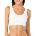 thumbnail image 6 of Fruit of the Loom Women's Tank Style Cotton Sports Bra, 3-Pack, Style-9012, 6 of 8