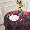 thumbnail image 6 of Qxltty Red Moon Crow Round Tablecloth 60 Inch Dia Washable Table Cover with Dust-Proof Wrinkle Resistant for Restaurant Picnic Indoor and Outdoor Dining, 6 of 8