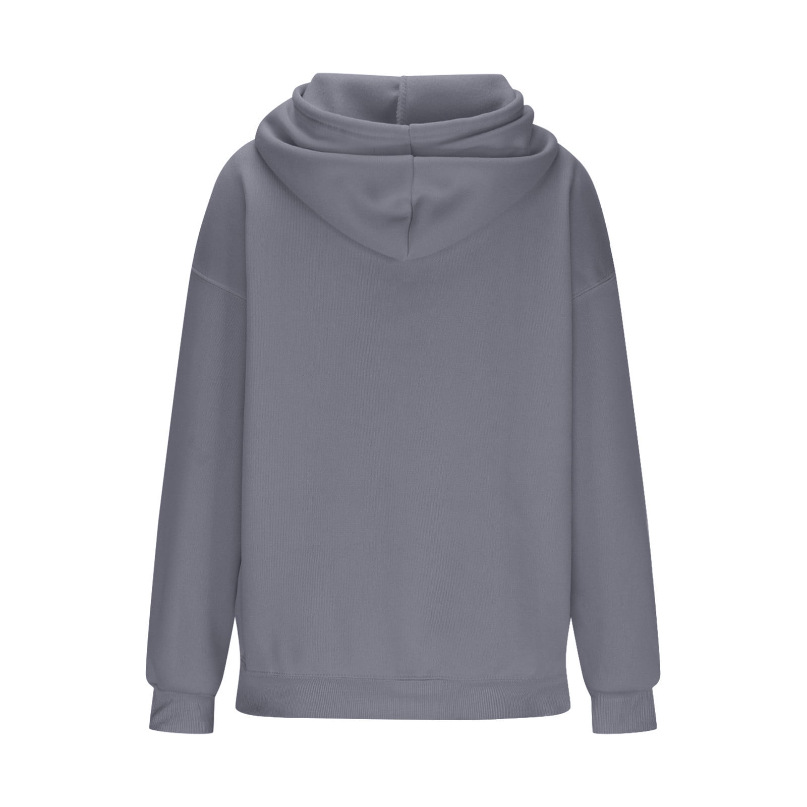 Plus Size Hoodies for Women with Front Pocket Pullover Fleece Lined Sweatshirts Ladies Casual Solid Loose Basic Comfort Hooded Tops XS-5X