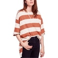thumbnail image 1 of Free People chandail-Over Asymétrique pour Femmes, Rose, TP/s, 1 of 2
