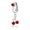 5, variant on Fake Navel Belly Ring for Women Non Piercing Clip CZ Dangle Belly Button Rings-3
